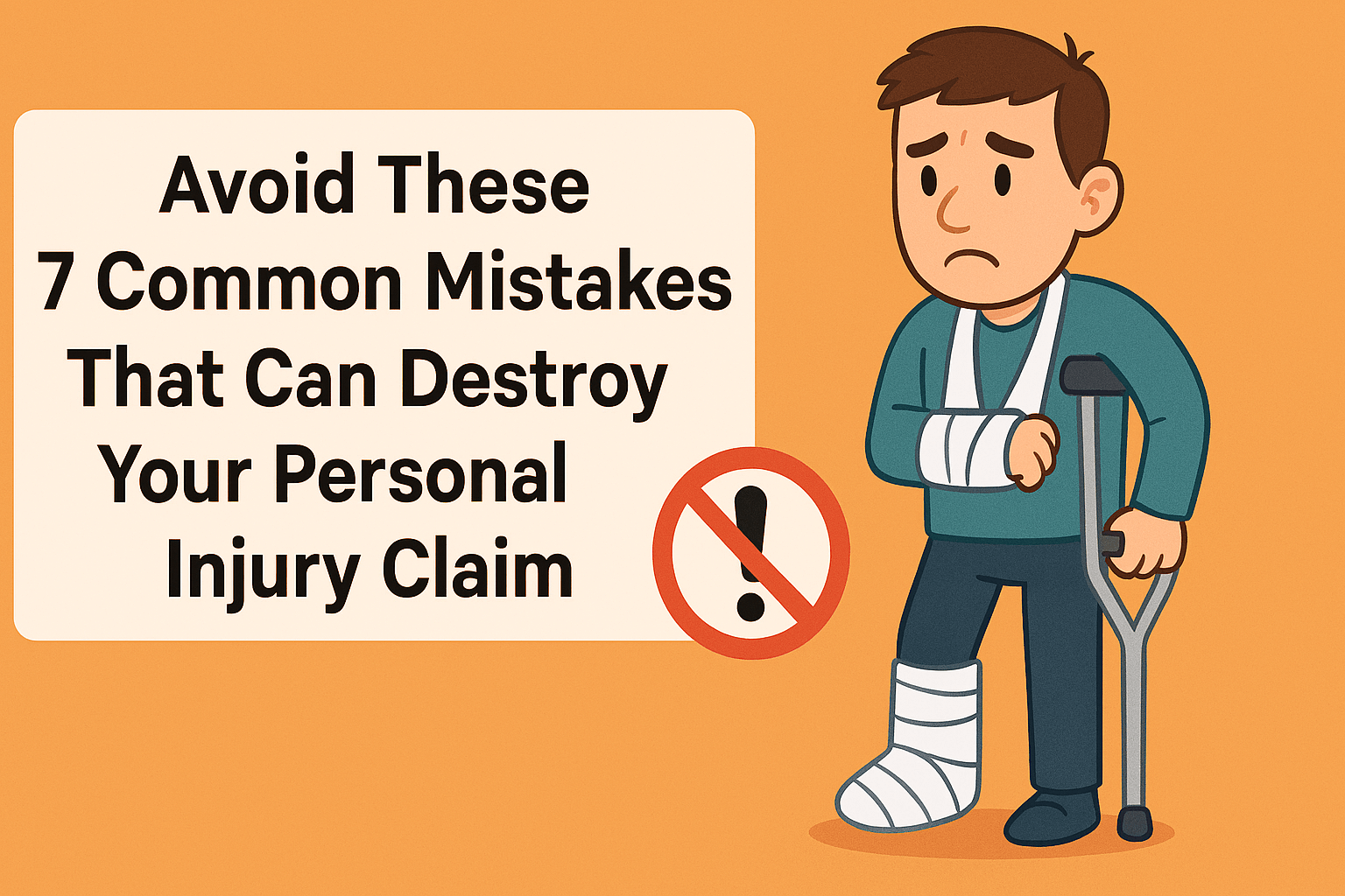 Avoid These 7 Common Mistakes That Can Destroy Your Personal Injury Claim